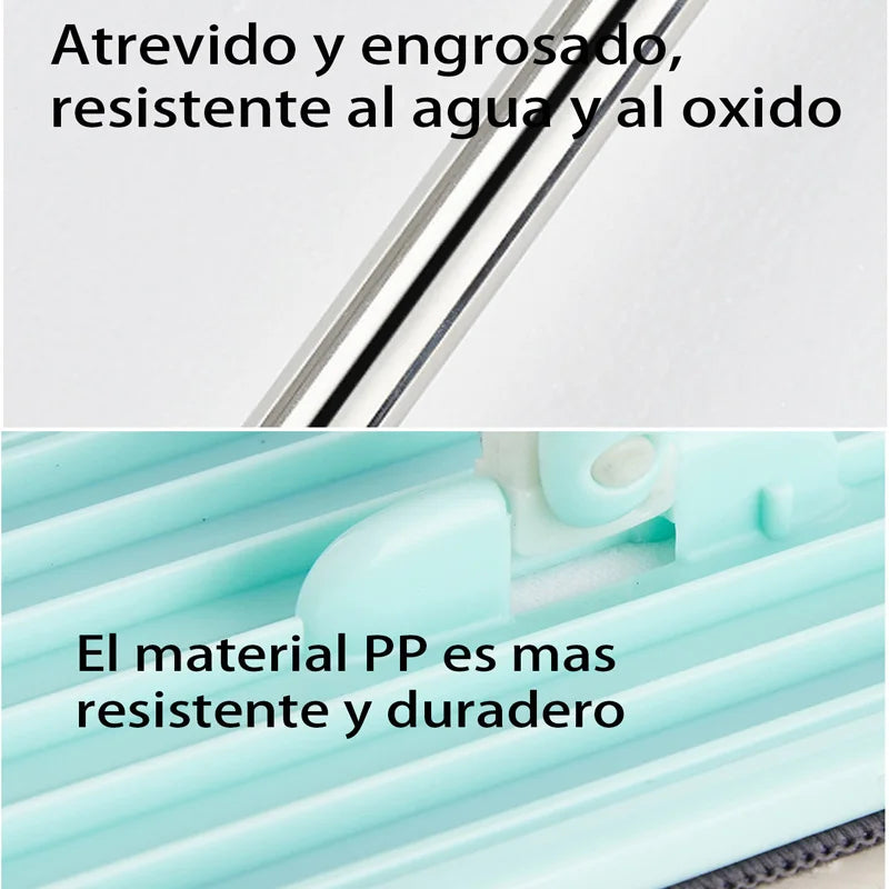 Trapeador manos libres Trapeadores para limpieza de pisos, Trapeador plano de microfibra manos libres