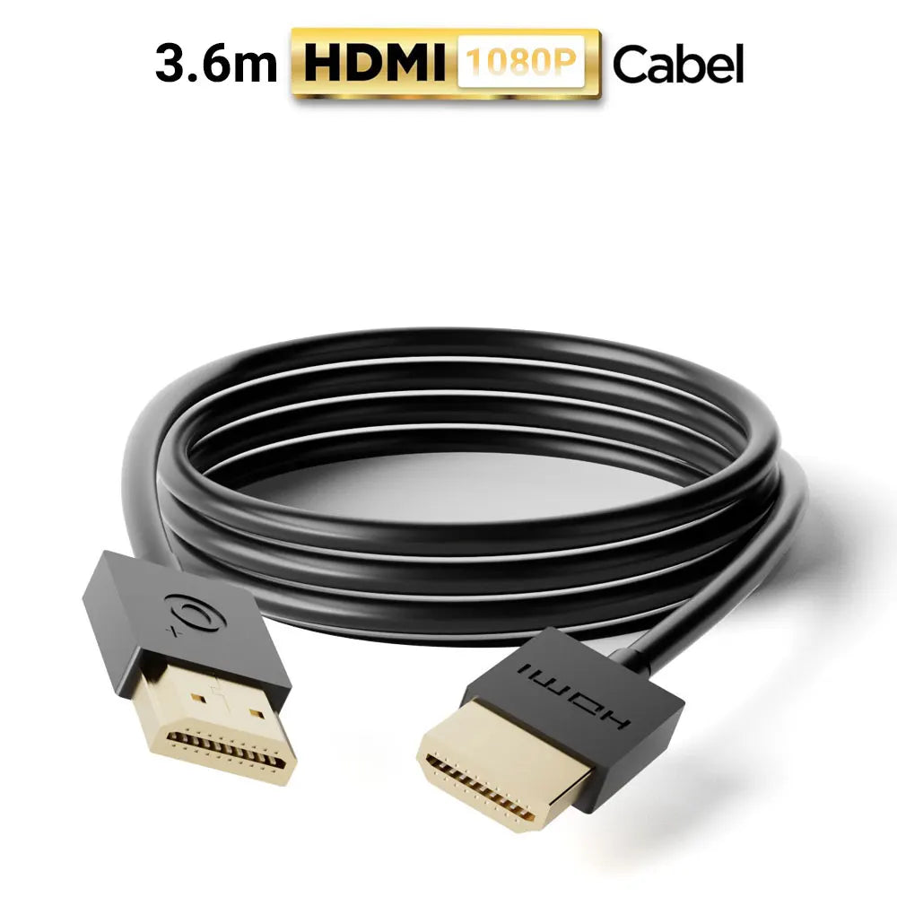 Cable HDMI 1080P 1.4 48 Gbps 1.8/3.6/7.3/10 m, cable HDMI de aluminio de alta velocidad, 1080P a 60 Hz, 4K a 60 Hz, HDMI/M a HDMI/M, compatible con PS5, Blu-ray, TV, Switch, monitor.