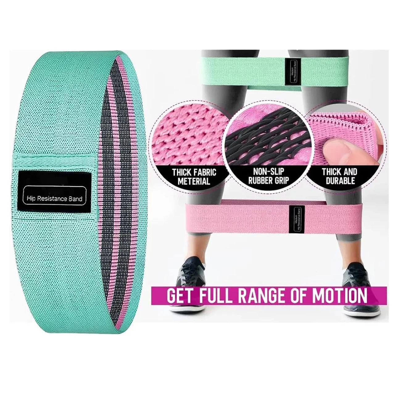 3 bandas de resistencia para ejercicios de yoga, gimnasio y fitness