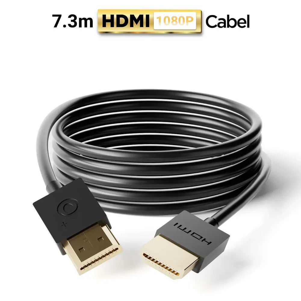 Cable HDMI 1080P 1.4 48 Gbps 1.8/3.6/7.3/10 m, cable HDMI de aluminio de alta velocidad, 1080P a 60 Hz, 4K a 60 Hz, HDMI/M a HDMI/M, compatible con PS5, Blu-ray, TV, Switch, monitor.