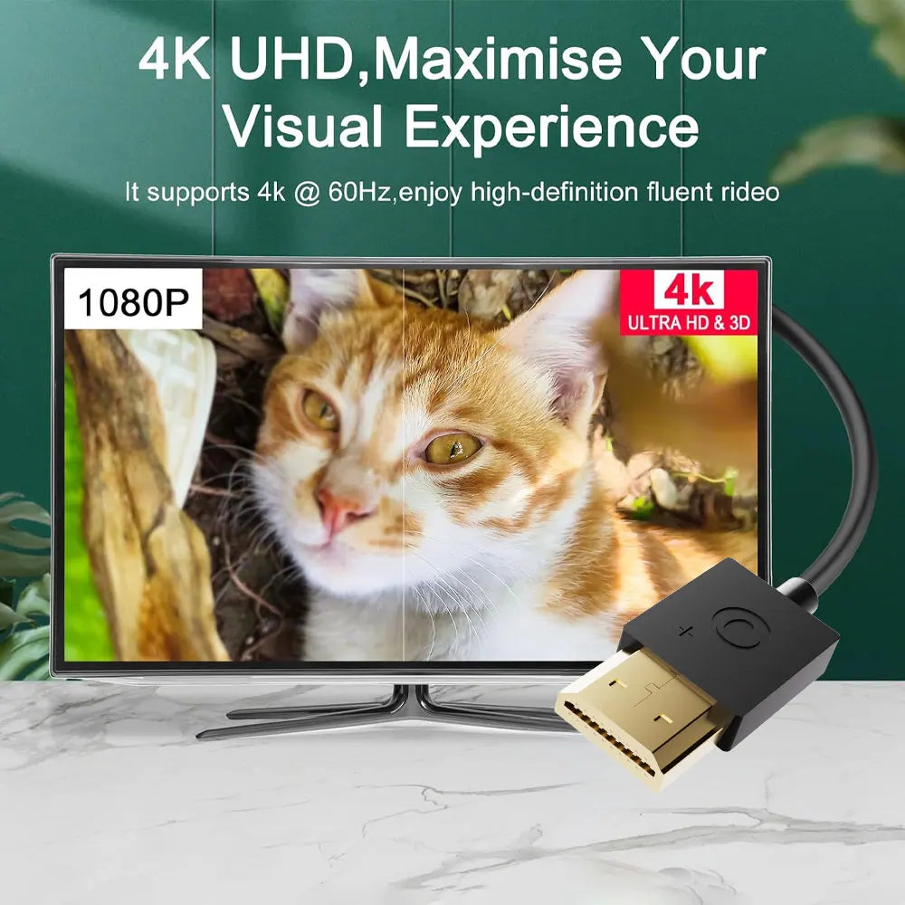 Cable HDMI 1080P 1.4 48 Gbps 1.8/3.6/7.3/10 m, cable HDMI de aluminio de alta velocidad, 1080P a 60 Hz, 4K a 60 Hz, HDMI/M a HDMI/M, compatible con PS5, Blu-ray, TV, Switch, monitor.