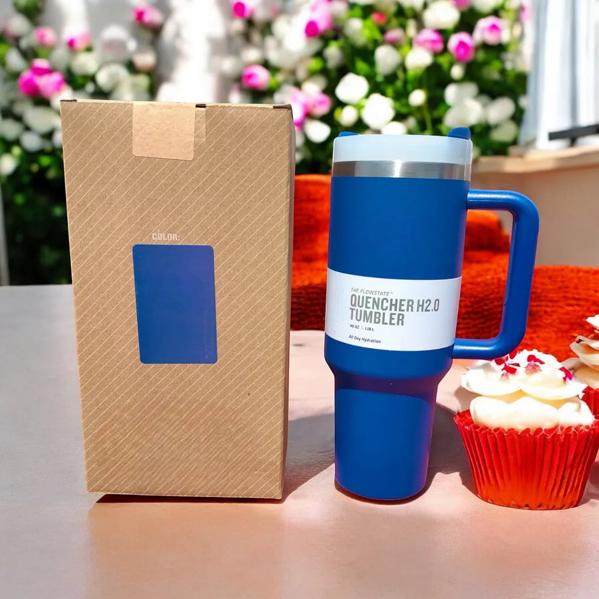 1.2 L Stainless Steel Thermal Cup with Anti-Leak Lid and Thermal Insulation