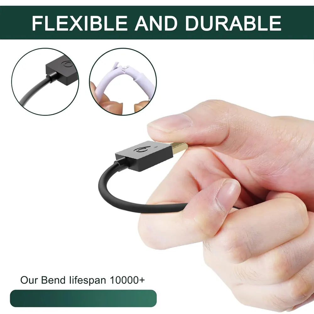 Cable HDMI 1080P 1.4 48 Gbps 1.8/3.6/7.3/10 m, cable HDMI de aluminio de alta velocidad, 1080P a 60 Hz, 4K a 60 Hz, HDMI/M a HDMI/M, compatible con PS5, Blu-ray, TV, Switch, monitor.