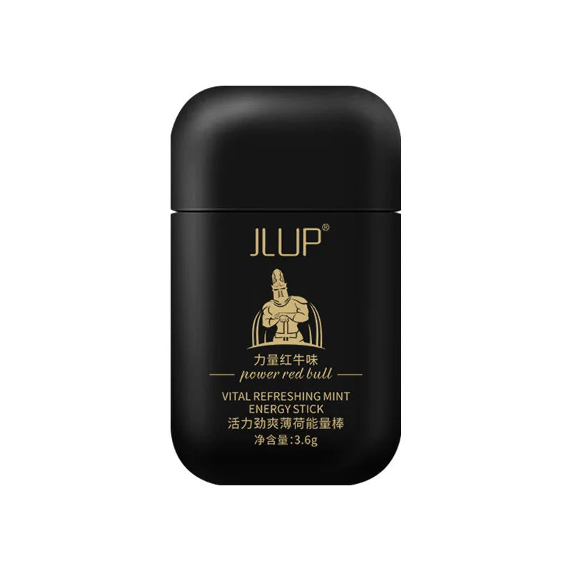 Inhalador descongestionante nasal de dos orificios, energizante y refrescante con aceites esenciales, aroma frutal.