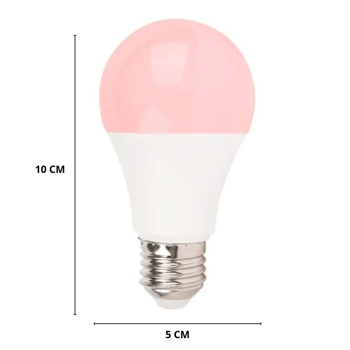 Foco inteligente E27 con control desde la aplicación, modos de luz blanca y RGB