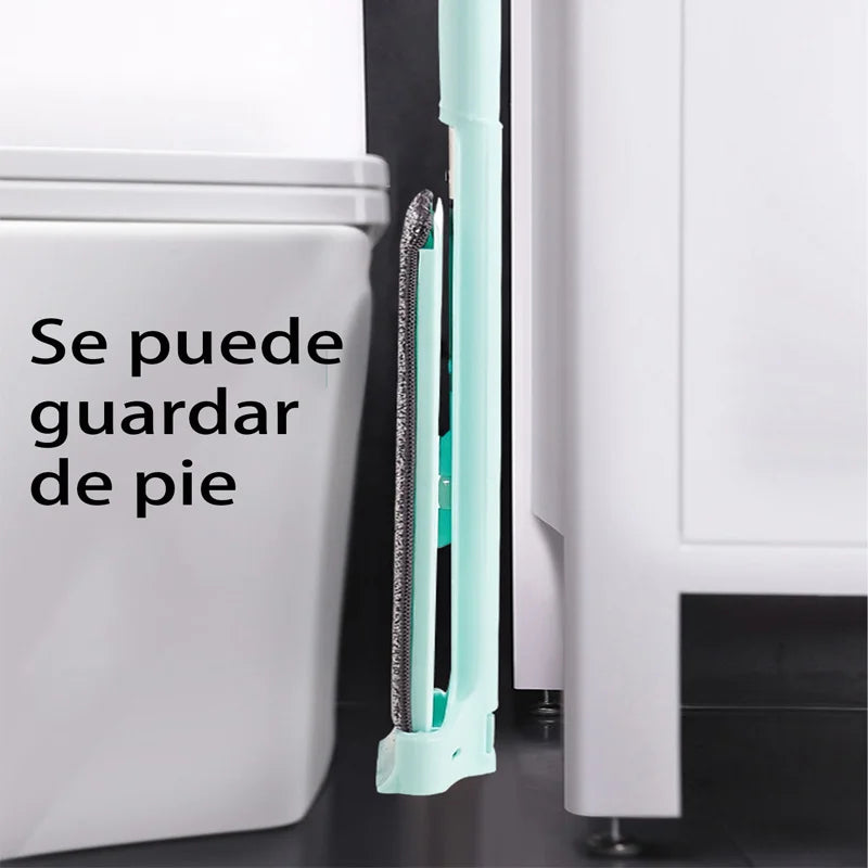 Trapeador manos libres Trapeadores para limpieza de pisos, Trapeador plano de microfibra manos libres