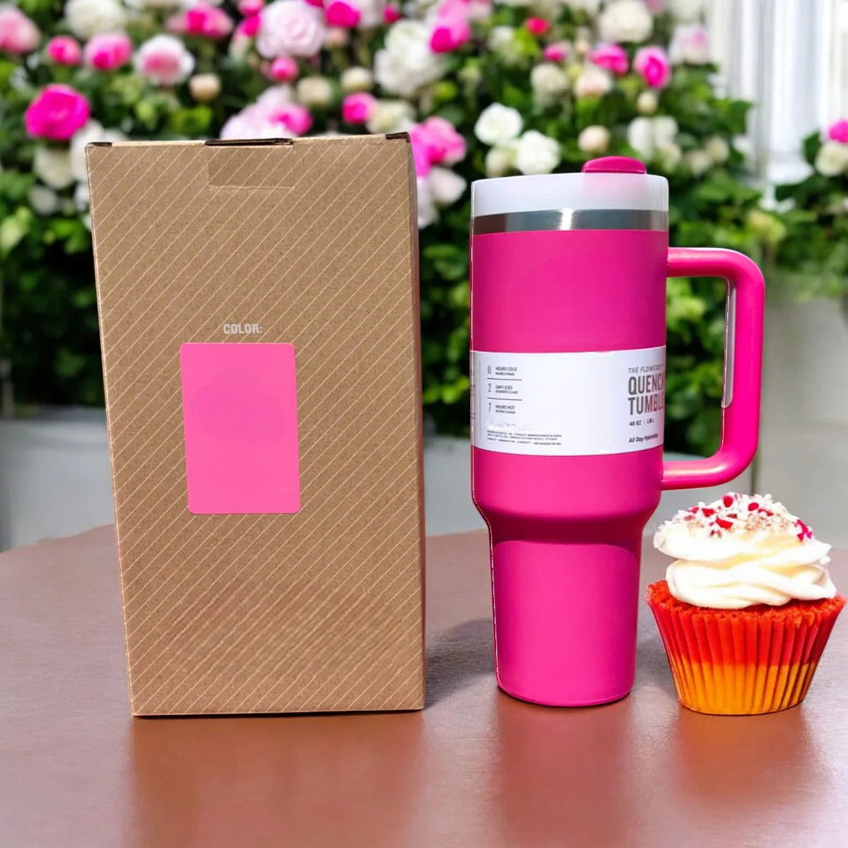 1.2 L Stainless Steel Thermal Cup with Anti-Leak Lid and Thermal Insulation