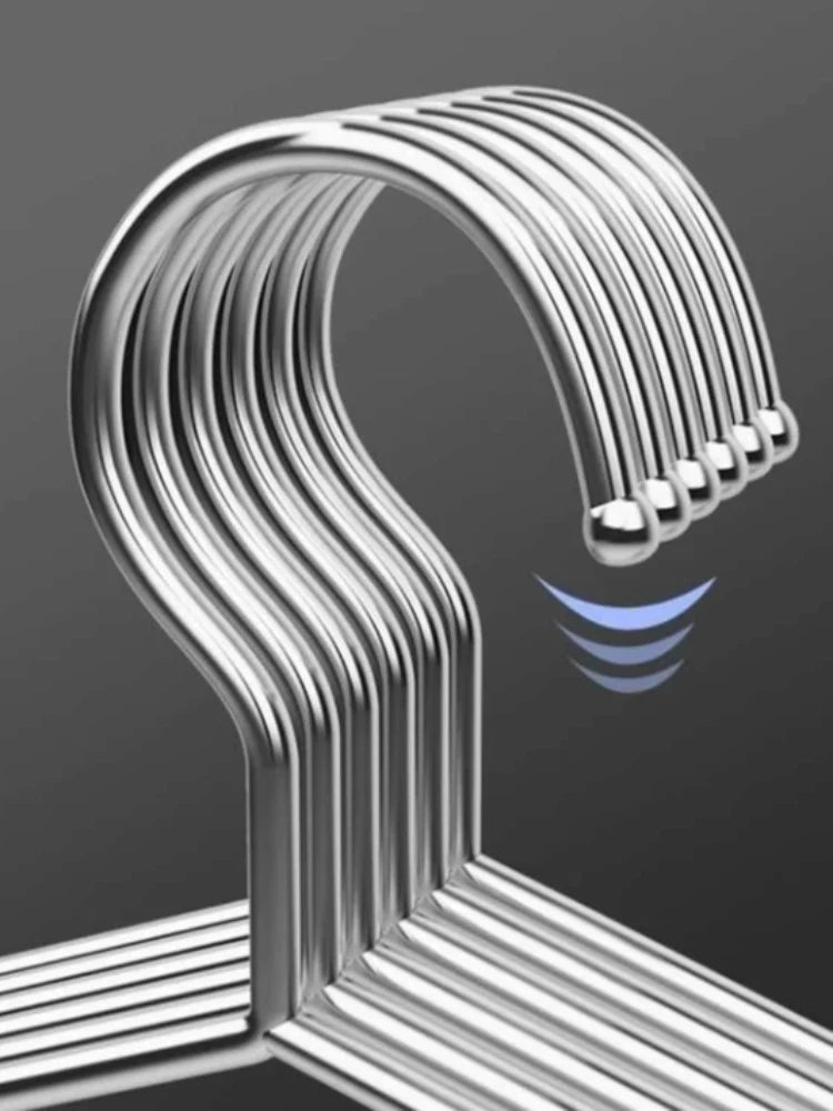 Ganchos de acero inoxidable de primera calidad, color plateado, 10, 20 y 30 unidades