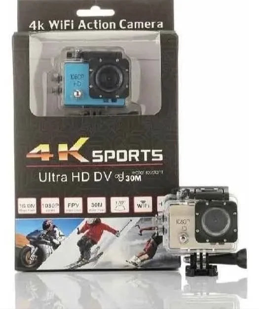 Cámara deportiva tipo Go Pro Wifi 1080P 4K Ultra - Acuática