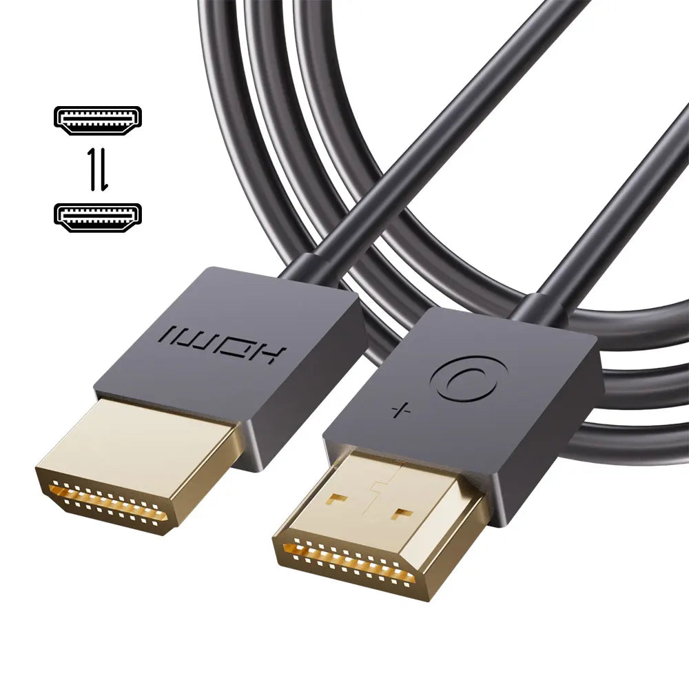Cable HDMI 1080P 1.4 48 Gbps 1.8/3.6/7.3/10 m, cable HDMI de aluminio de alta velocidad, 1080P a 60 Hz, 4K a 60 Hz, HDMI/M a HDMI/M, compatible con PS5, Blu-ray, TV, Switch, monitor.