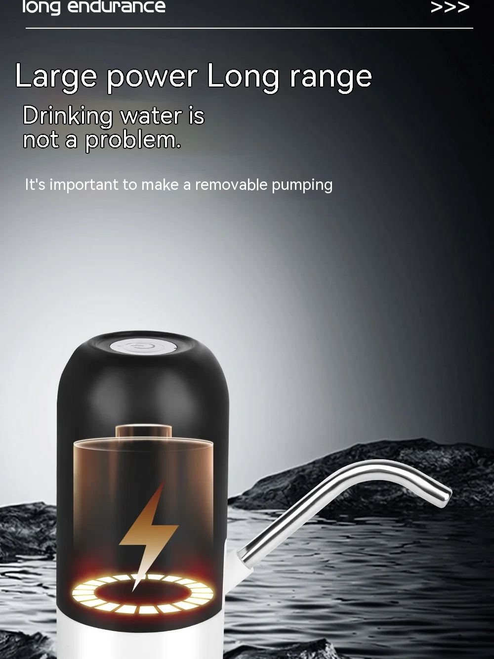 5 Gallon Water Bottle Dispenser USB Charging Automatic Drinking Water Pump Portable Electric Water Dispenser Water Bottle Switc