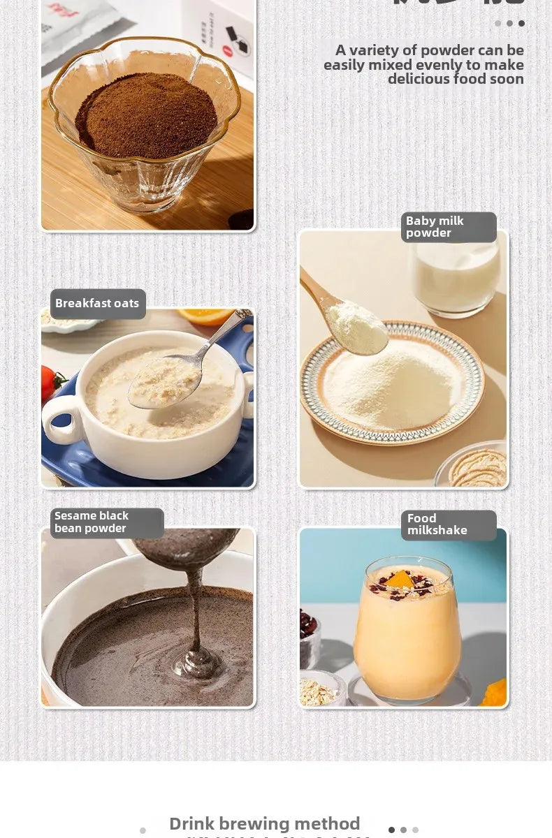 Botella mezcladora eléctrica de 650 ml, batidora portátil de proteína, batidora automática, mezcladora de jugos multiusos, tazas para fitness y trabajo.
