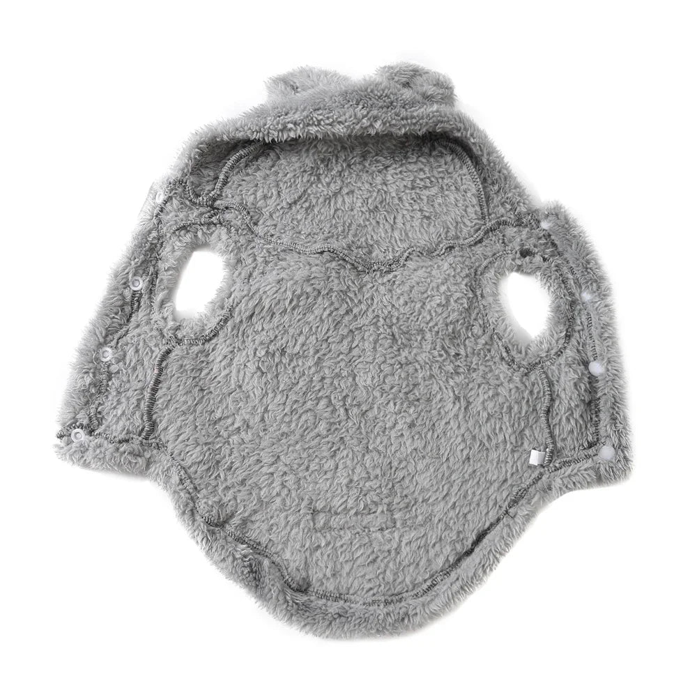 Abrigo con capucha para gatos pequeños y medianos, ropa cálida de forro polar para cachorros y gatitos, chaqueta acogedora y bonita, suéter para gato.