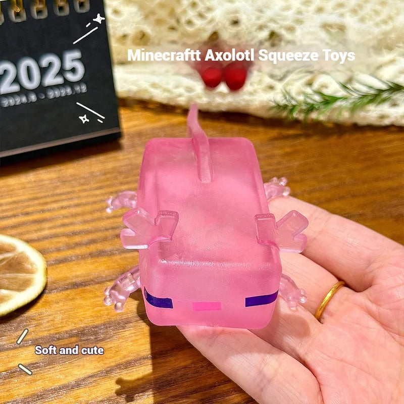 Juguetes para apretar Ajolote para aliviar el estrés y liberar emociones. Juguetes sensoriales para apretar que aumentan el entretenimiento.