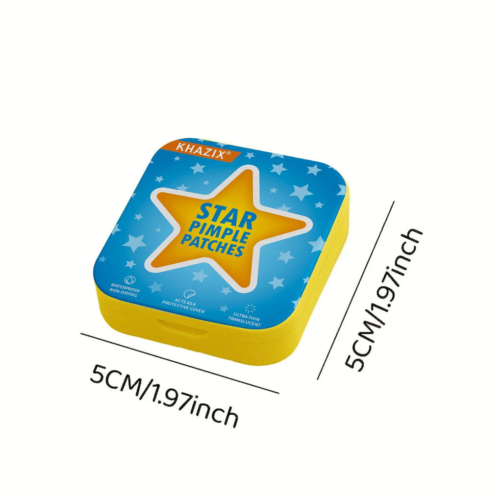 60 parches hidrocoloides para el acné, con forma de estrella. Parche de hidrogel, esencial para tomar fotos. Parche para el acné con decoración de estrellas.