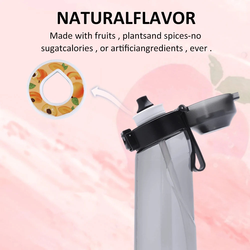 7 anillos aromáticos multisabor para agua, para usar en botellas con saborizantes, cápsulas aromáticas sin azúcar.