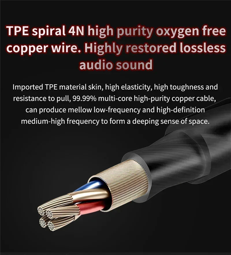 Auriculares intrauditivos de música de 3,5 mm con micrófono, originales QKZ AK6, con controlador de cobre, HiFi, con cable, deportivos, estéreo de graves