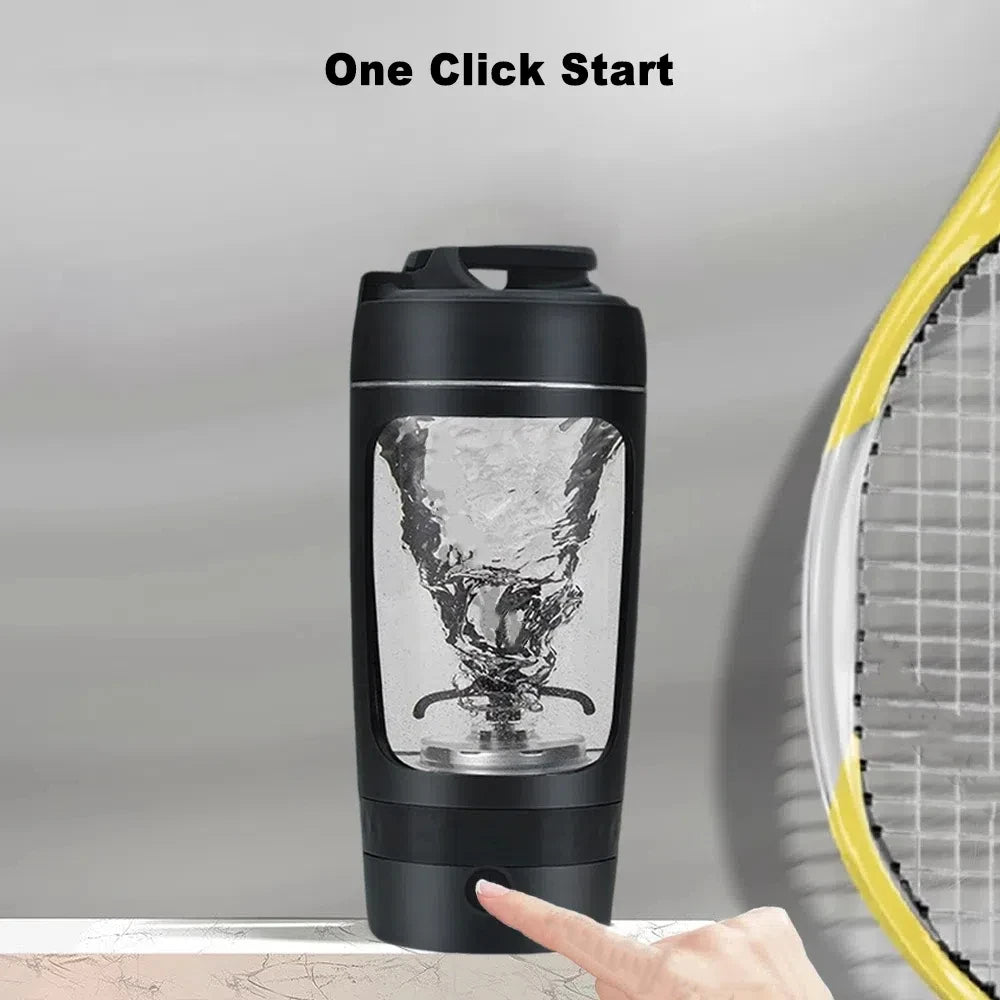 Botella mezcladora eléctrica de 650 ml, batidora portátil de proteína, batidora automática, mezcladora de jugos multiusos, tazas para fitness y trabajo.