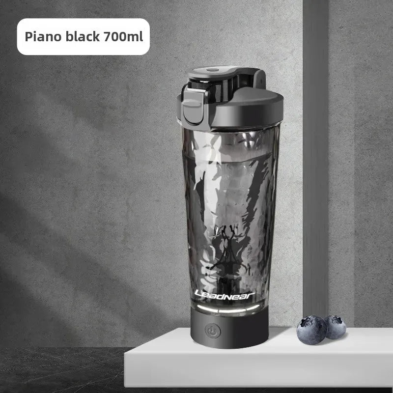Botella mezcladora eléctrica de 650 ml, batidora portátil de proteína, batidora automática, mezcladora de jugos multiusos, tazas para fitness y trabajo.