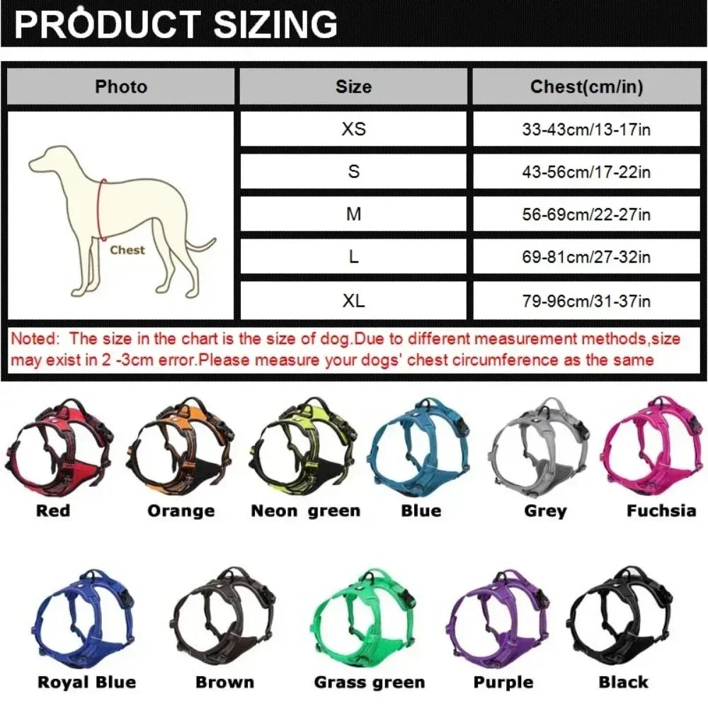 Chaleco reflectante ajustable y transpirable con correa para el pecho para perros pequeños, medianos y grandes, arnés para perros, gatos, cachorros y accesorios para perros.