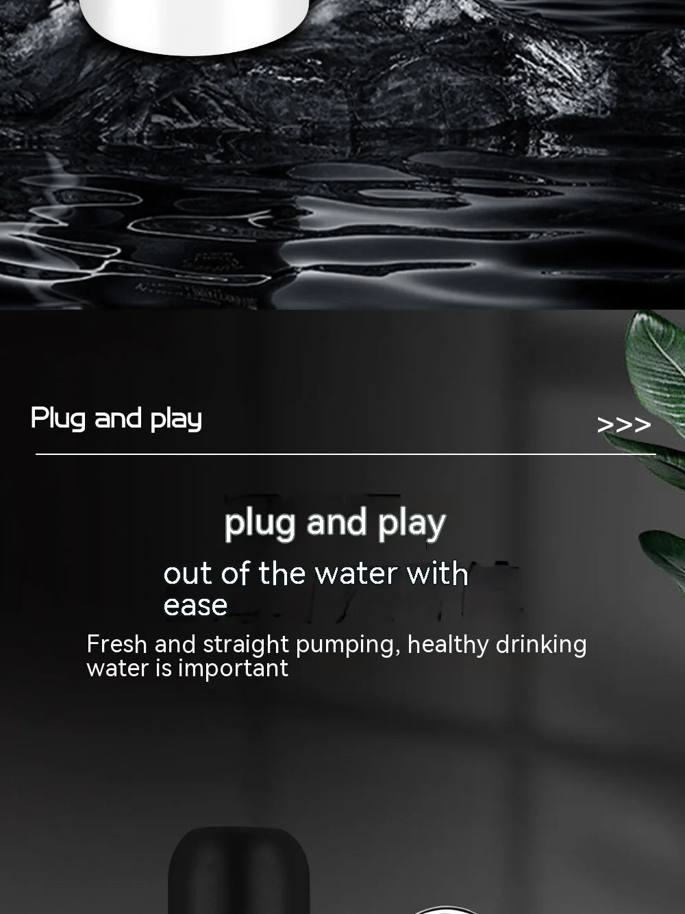 5 Gallon Water Bottle Dispenser USB Charging Automatic Drinking Water Pump Portable Electric Water Dispenser Water Bottle Switc