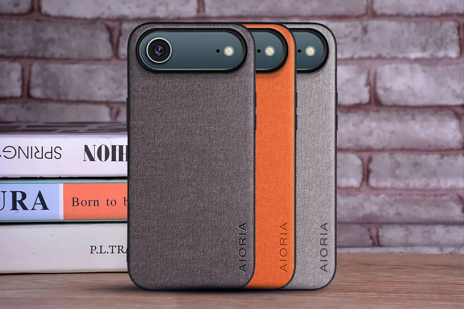 Funda para iPhone 17 suave TPU, rígida, textil, de piel, moderna, para iPhone