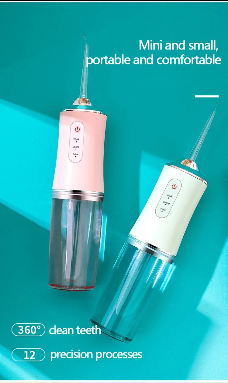 Irrigador bucal, irrigador bucal, irrigador bucal, aparato de limpieza dental, hilo dental, máquina de lavado bucal, blanqueamiento dental, herramientas de limpieza.