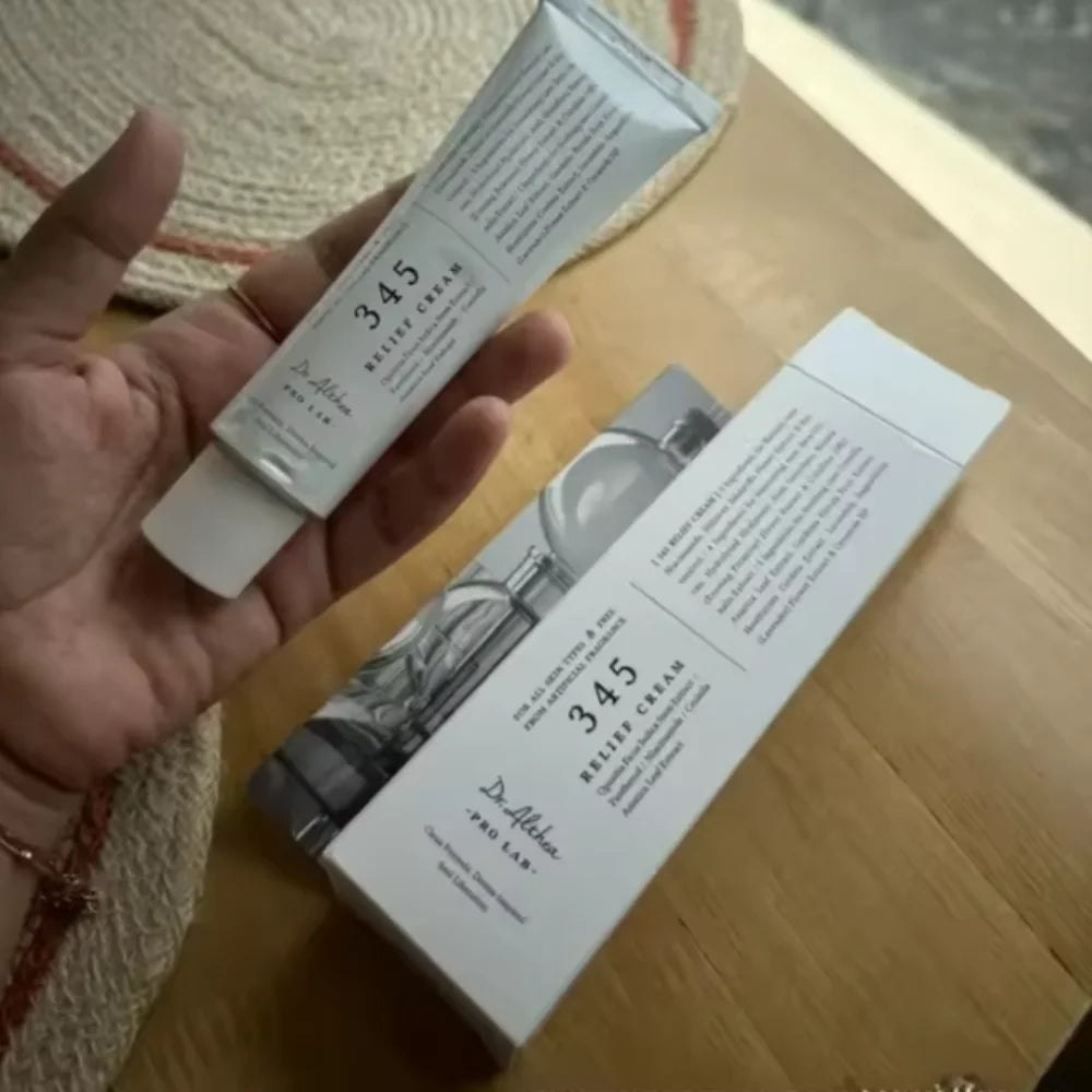 Crema de alivio 345 coreana Dr. Althea, antioxidante, calmante, hidratante, reparadora, limpia el acné y cuida la piel grasa.