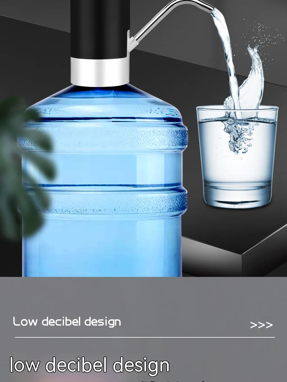 5 Gallon Water Bottle Dispenser USB Charging Automatic Drinking Water Pump Portable Electric Water Dispenser Water Bottle Switc