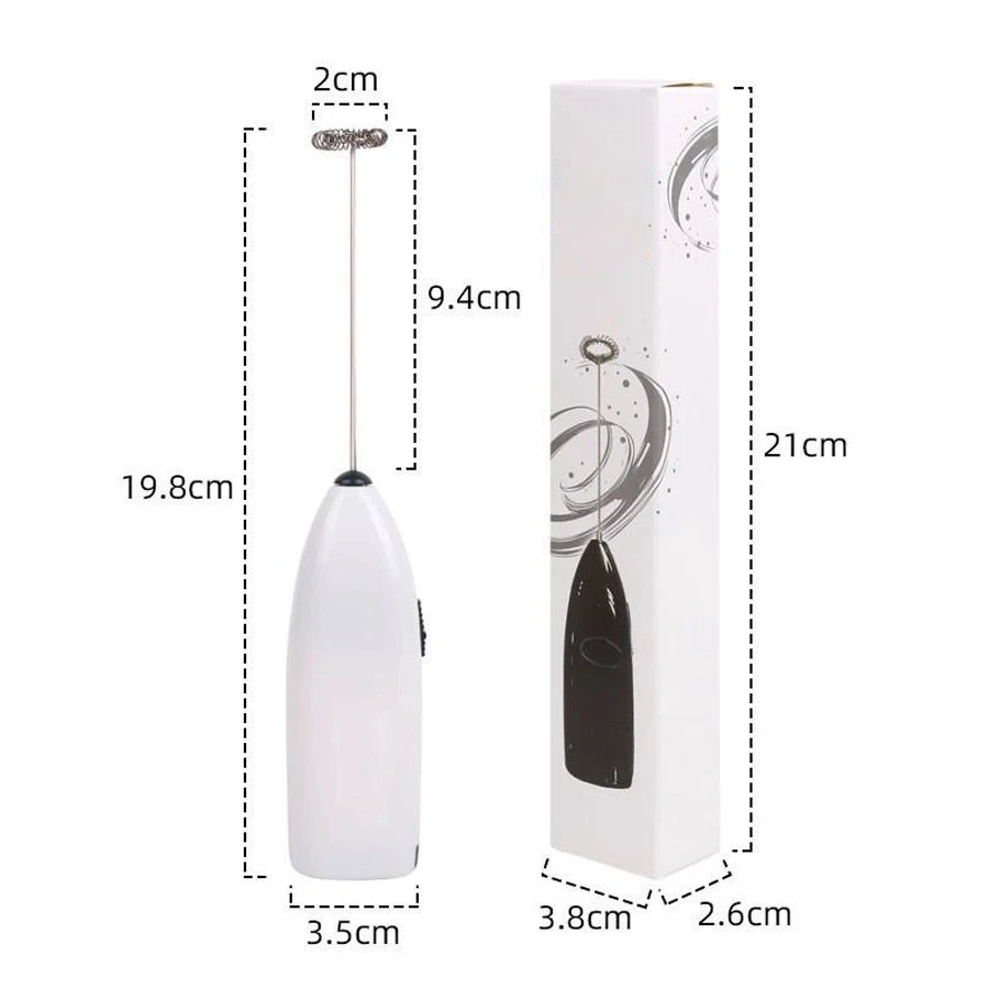 Mini licuadora eléctrica de cocina, espumador de leche, ideal para preparar café, batidos de crema, licuadora, licuadora de café