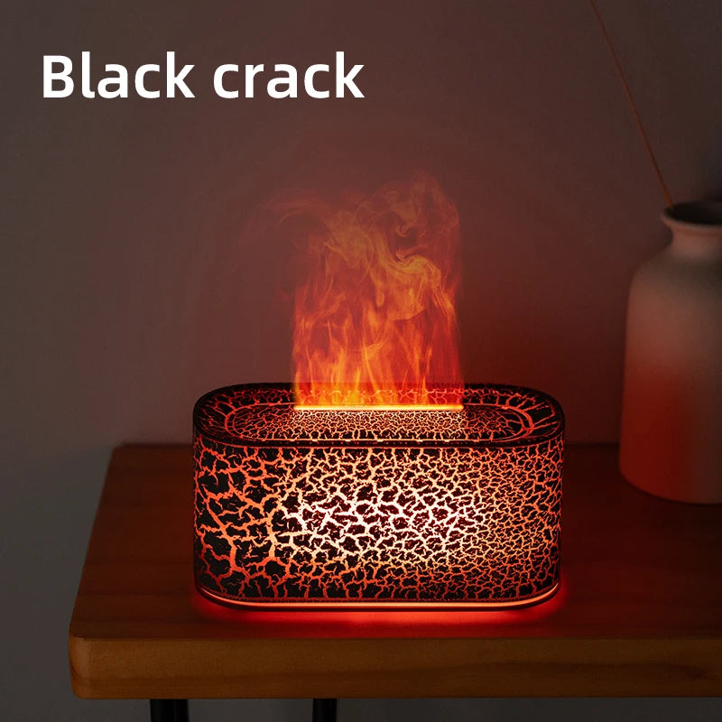 Colorful Flames Air Humidifier Essential Oils Humidifiers Flame Aroma Humidifier Fragrance Diffuser Home Aromatherapy Diffuser