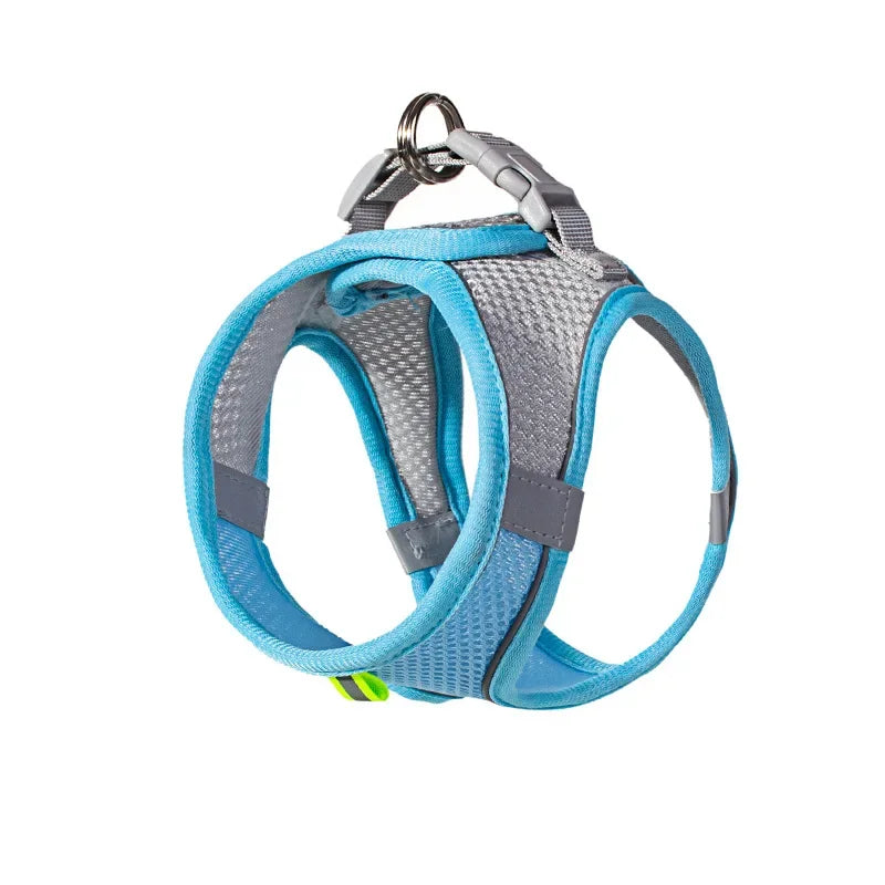 Accesorios para perros y gatos, collar para perros pequeños, chaleco de seguridad, cuerda para el pecho, funda para perros, arneses ajustables y transpirables, suministros, productos