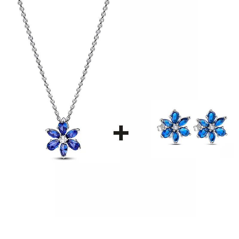 Pendientes de plata S925 con forma de corazón y nudo infinito, regalo de cumpleaños, pendientes de lazo rosa, joyería original para mujer.