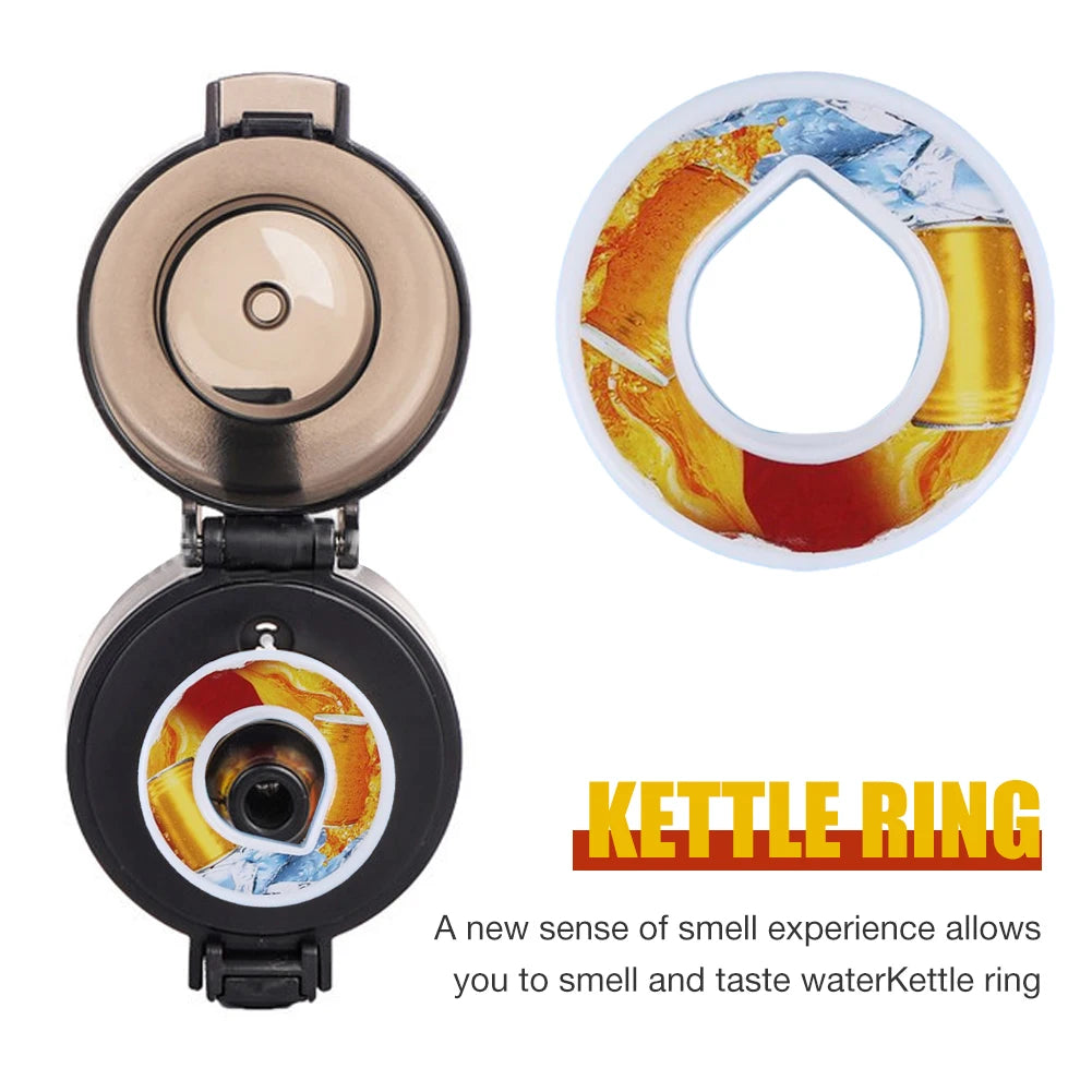 7 anillos aromáticos multisabor para agua, para usar en botellas con saborizantes, cápsulas aromáticas sin azúcar.