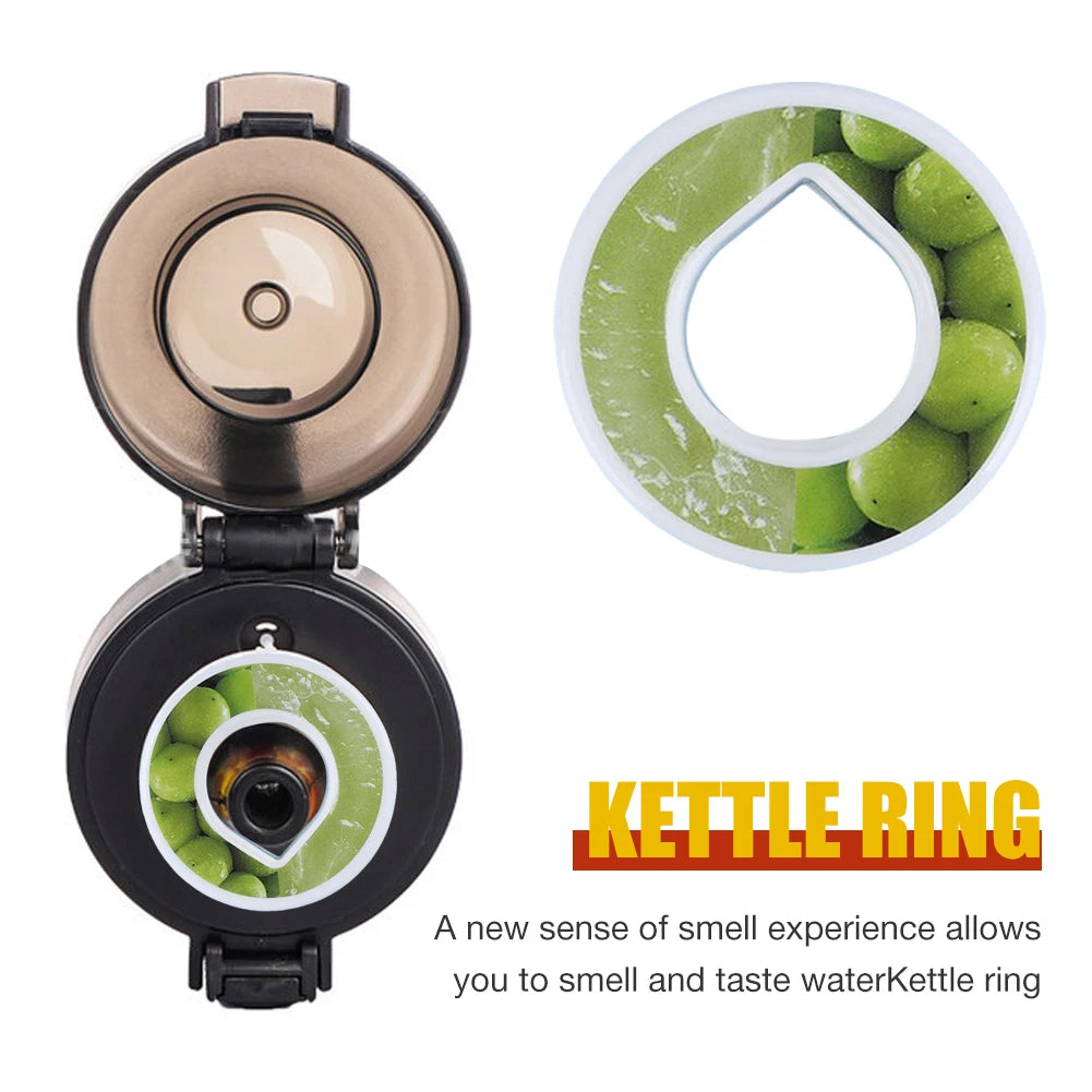 7 anillos aromáticos multisabor para agua, para usar en botellas con saborizantes, cápsulas aromáticas sin azúcar.