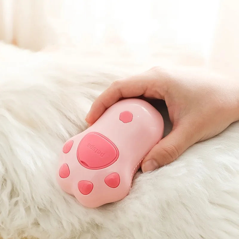 2024 Multifunctional Rotating Cat Grooming Steamer Brush Pet Hair Removal Spray Massage Comb 3 In1 Self Cleaning Steam Cat Brush