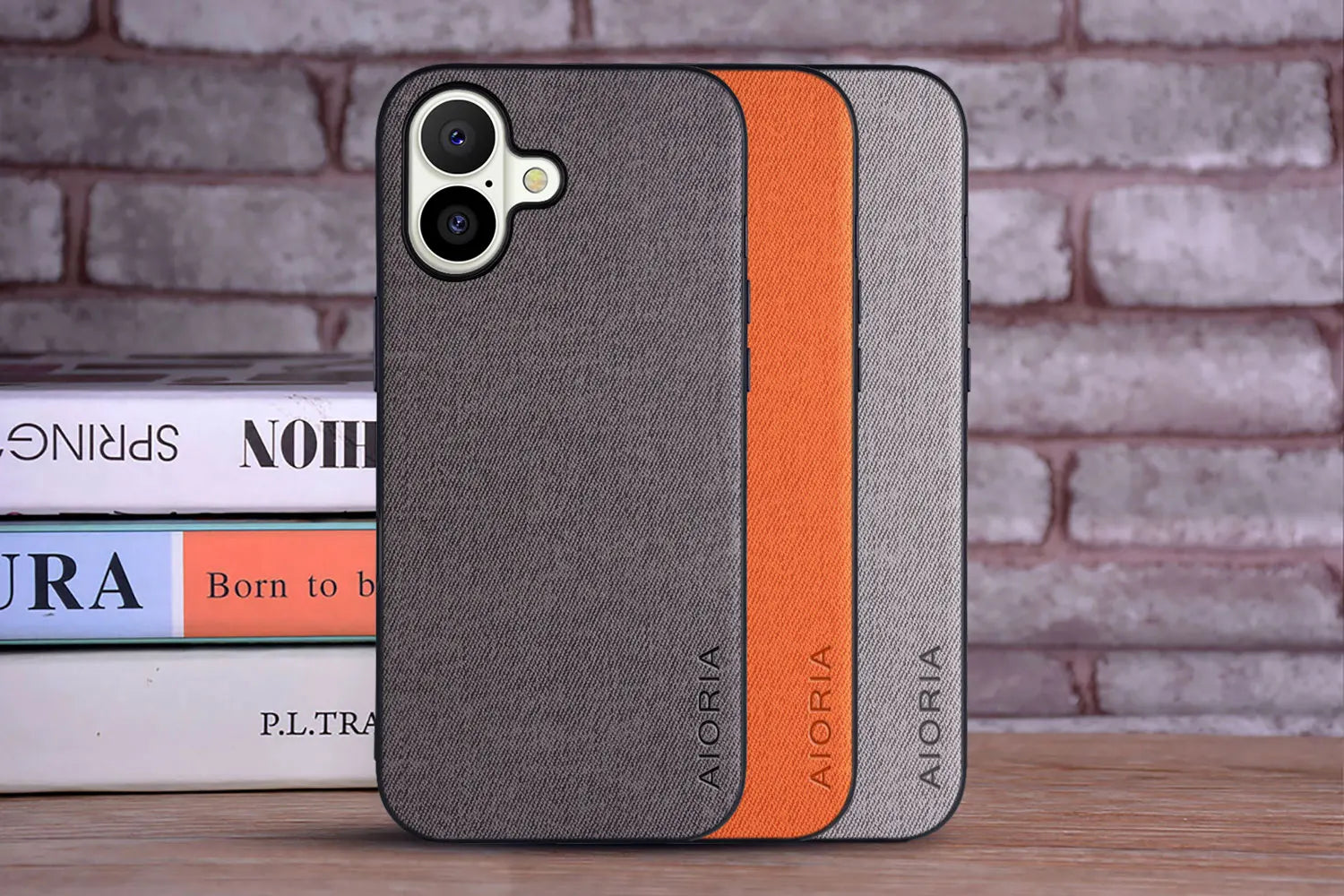 Funda para iPhone 17 suave TPU, rígida, textil, de piel, moderna, para iPhone