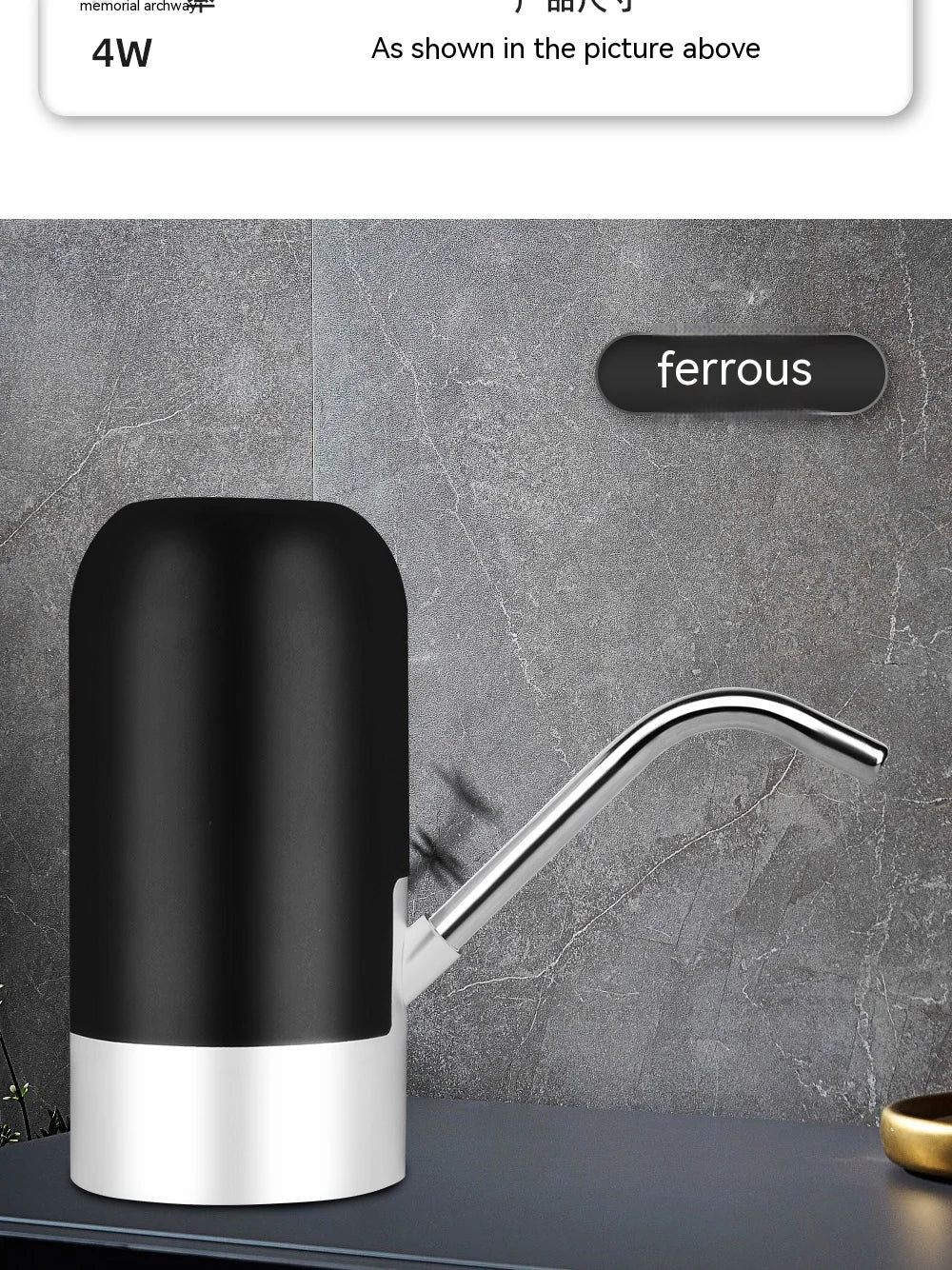 5 Gallon Water Bottle Dispenser USB Charging Automatic Drinking Water Pump Portable Electric Water Dispenser Water Bottle Switc