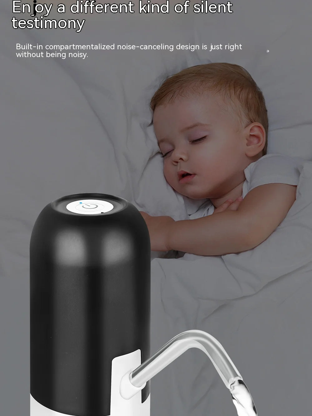 5 Gallon Water Bottle Dispenser USB Charging Automatic Drinking Water Pump Portable Electric Water Dispenser Water Bottle Switc