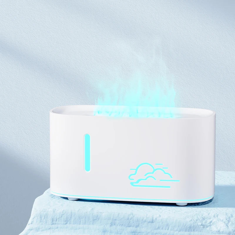 Colorful Flames Air Humidifier Essential Oils Humidifiers Flame Aroma Humidifier Fragrance Diffuser Home Aromatherapy Diffuser
