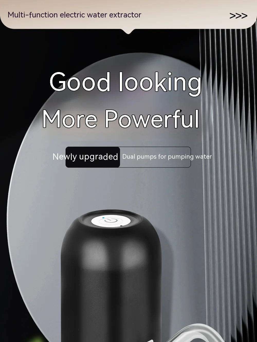 5 Gallon Water Bottle Dispenser USB Charging Automatic Drinking Water Pump Portable Electric Water Dispenser Water Bottle Switc