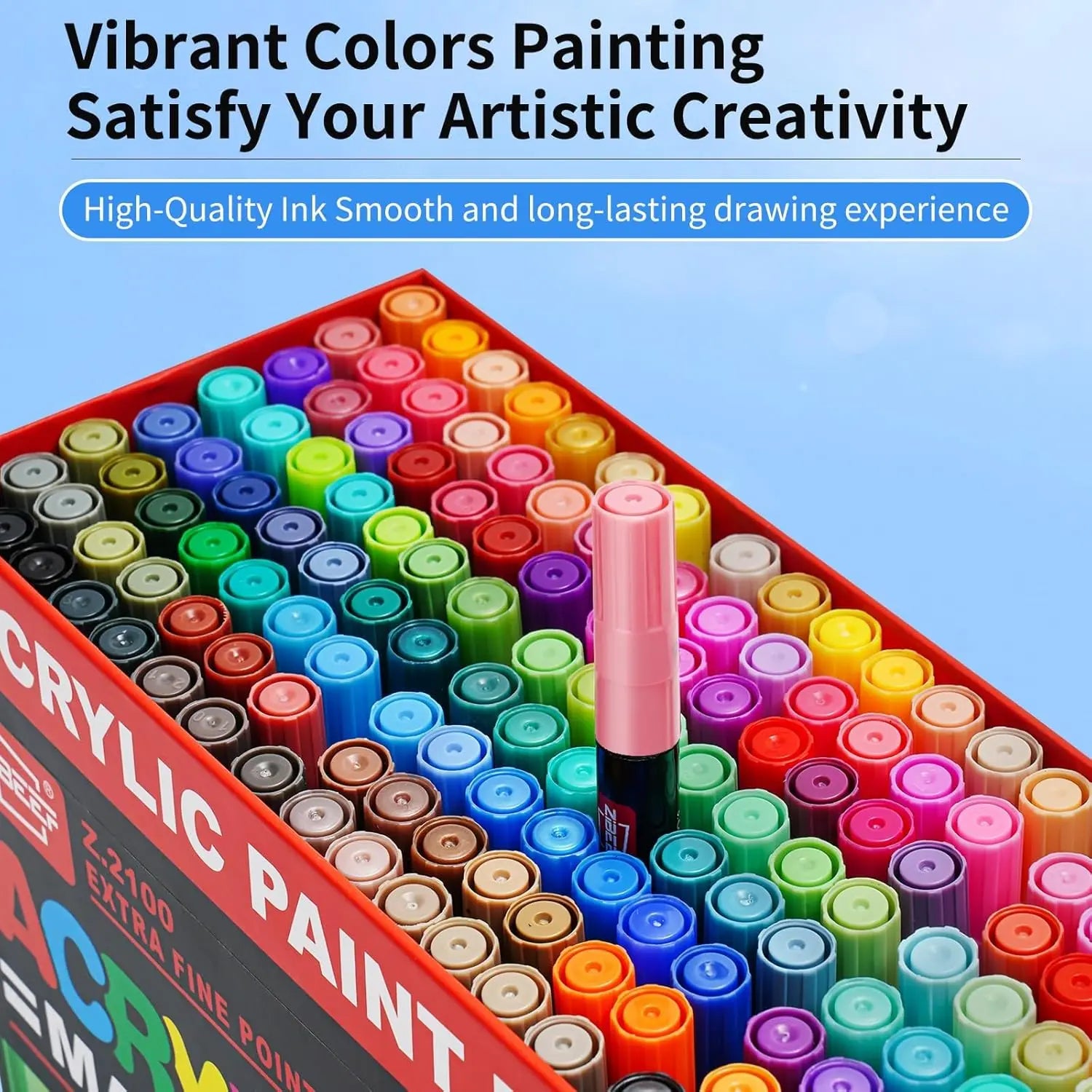 Marcadores de pintura acrílica 36-240, resistentes al agua y de alta saturación, para madera, metal, plástico, tela, vidrio y cerámica. Suministros de arte para pintar y hacer uno mismo.