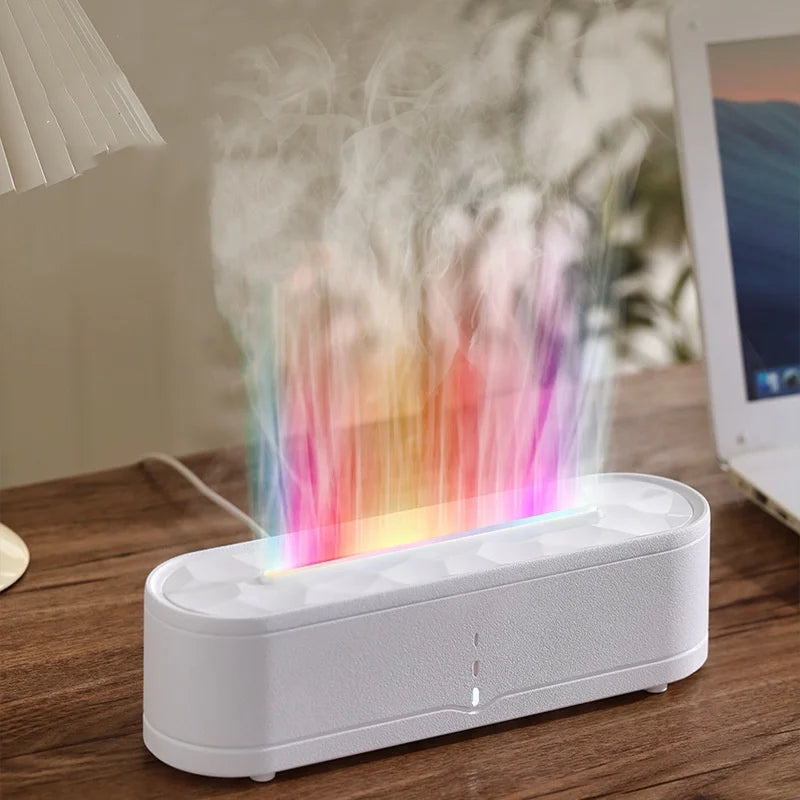 Colorful Flames Air Humidifier Essential Oils Humidifiers Flame Aroma Humidifier Fragrance Diffuser Home Aromatherapy Diffuser